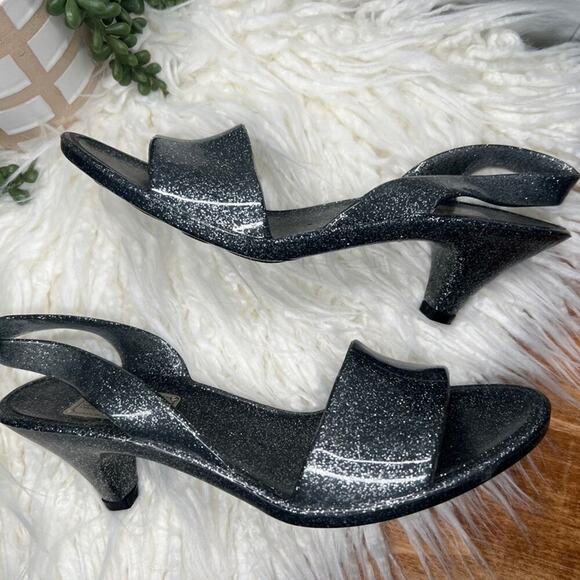 Marc by Marc Jacobs | Jelly Sparkle Slingback Sandal | Size 6 - Picture 5 of 10